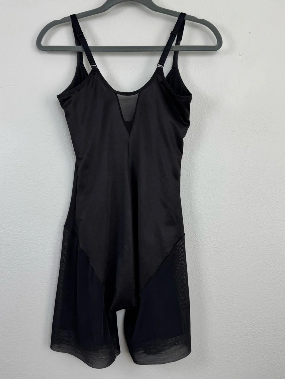Miraclesuit Womens 2XL Black Sexy Sheer Extra Firm Control Open-Bust Bodysuit